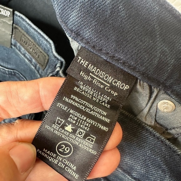 Blank NYC Madison Straight High Rise Crop Leg Jeans - Picture 7 of 7